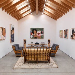 Shaina McCoy, When there’s nothing left, exhibition view. Courtesy of Simchowitz Gallery