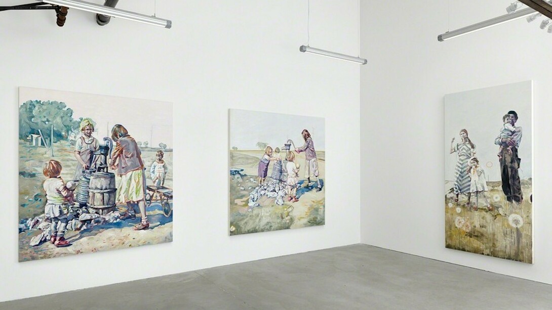 Hung Liu, Exhibition view. Courtesy of Rena Bransten Gallery