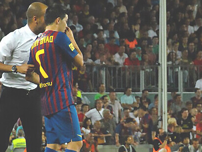 FC Barcelona vs. Real Madrid CF (3-2) in the Spanish Super Cup match on August 17, 2011