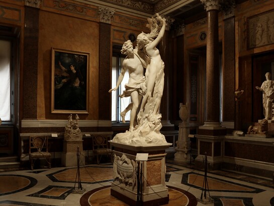 Gianlorenzo Bernini, Apollo e Dafne, 1622-1625. Galleria Borghese, Roma, Italia