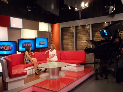 Entrevista en televisión
