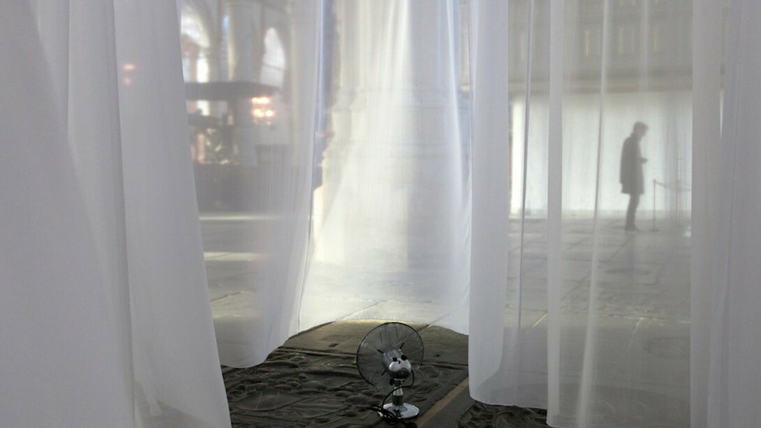 Marinus Boezem, Exhibition view. Courtesy of Oude Kerk