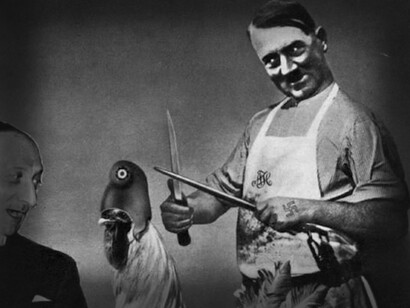 John Heartfield, Have no Fear, He’s is a Vegetarian, 1936 © Estate of the Artist