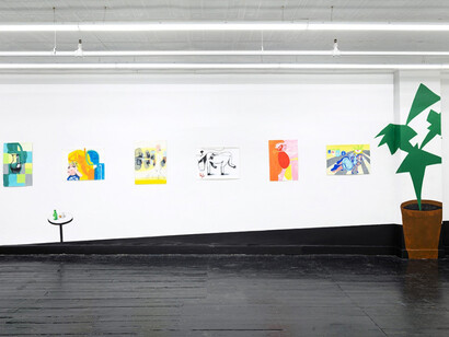David Humphrey, Anecdote, exhibition view. Courtesy of Kate Werble Gallery