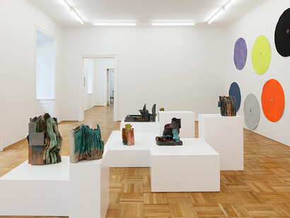 Polly Apfelbaum and Isa Melsheimer. Courtesy of Galerie nächst St. Stephan
