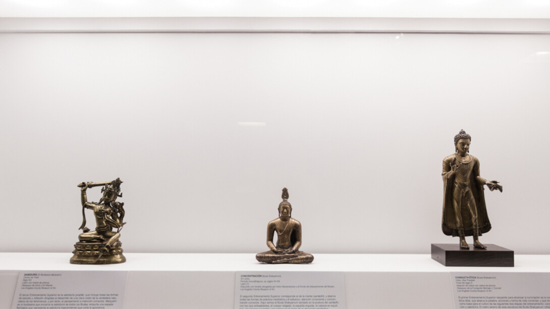 Las huellas de Buda. Courtesy of Museo Nacional de Antropología
