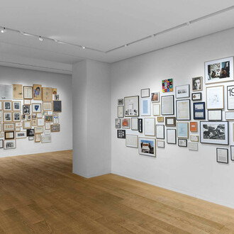 Alighiero Boetti, Cabinet de curiosités, exhibition view. Courtesy of Tornabuoni Arte 
