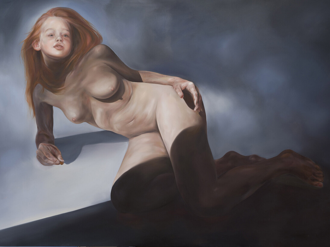 Eclipse, 2015, Huile sur toile/oil on canvas, 130 x 200 cm