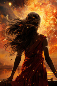 She believed she was the heat, and as the heat, she felt everything ancient about it, and the primal knowledge that came with it