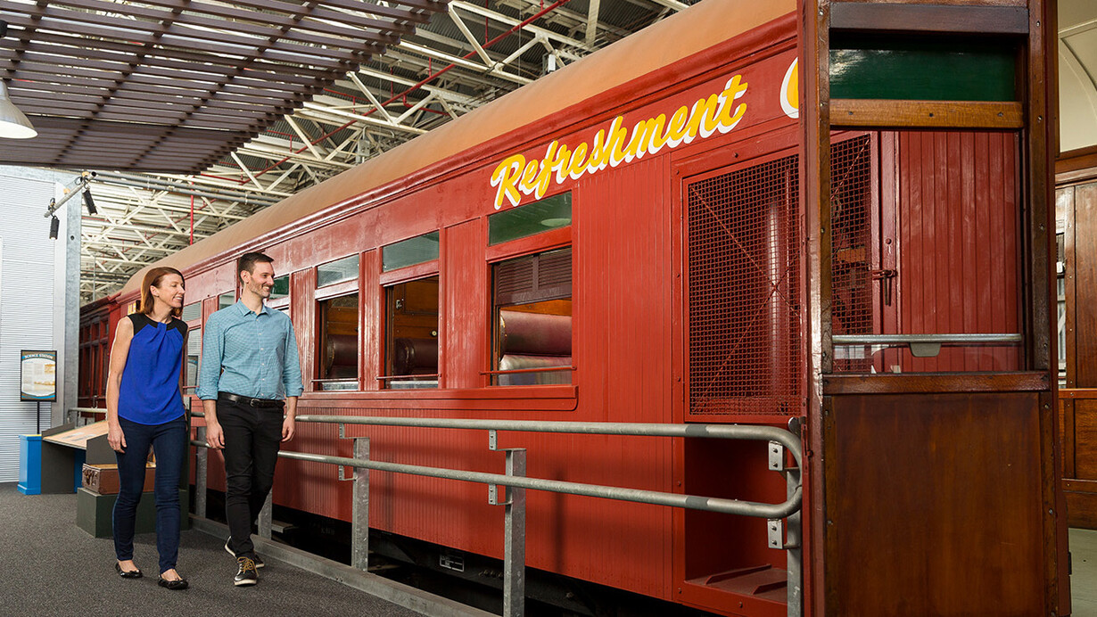Platform 9, exhibition view. Courtesy of Queensland Museum