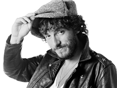 Bruce Springsteen en la sesión fotográfica de Eric Meola para «Born to run»