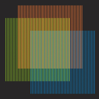 Carlos Cruz-Diez. Courtesy of Meyerovich Gallery