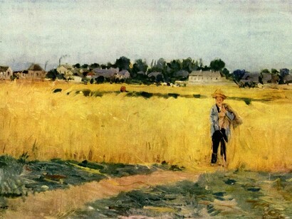 Berthe Morisot, Dans les blés, 1875