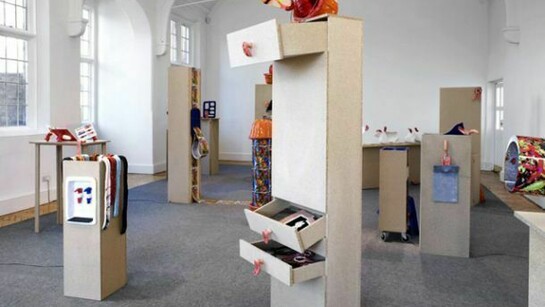 Installation view of Emma Hart: Dirty Looks at Camden Arts Centre, 2013. Photo: Andy Keate © Camden Arts Centre