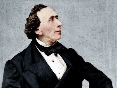 O escritor dinamarquês Hans Christian Andersen