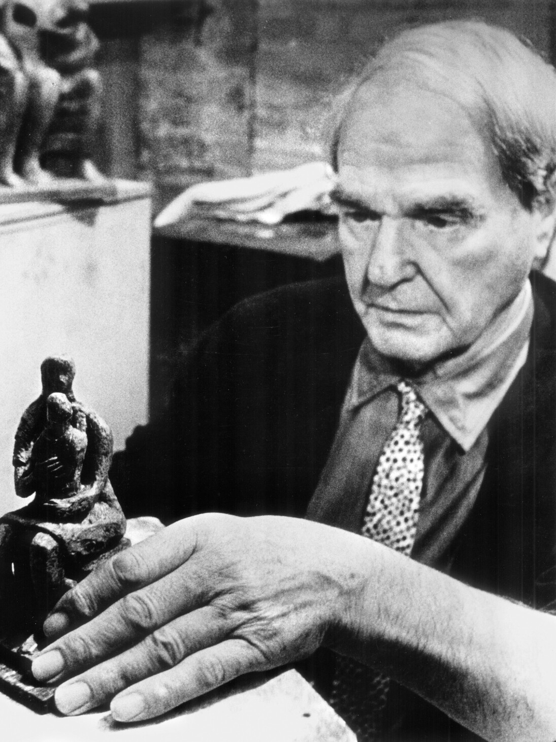 Henry Moore, Holding small