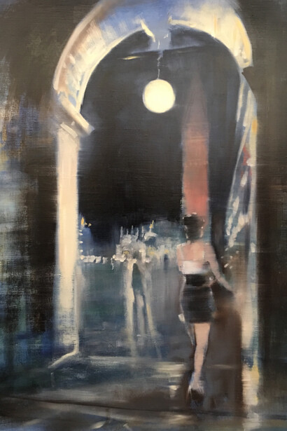 Gregg Chadwick
Under the Arcade (Venezia)
30"x24" oil on linen 2016
