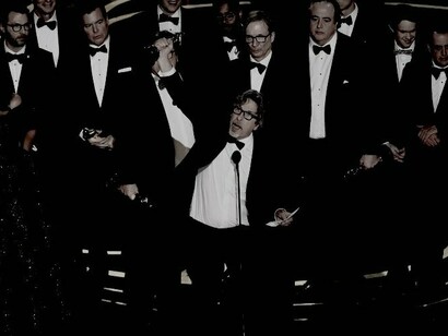 Parte del elenco de «Green Book» en la gala de los Óscar
