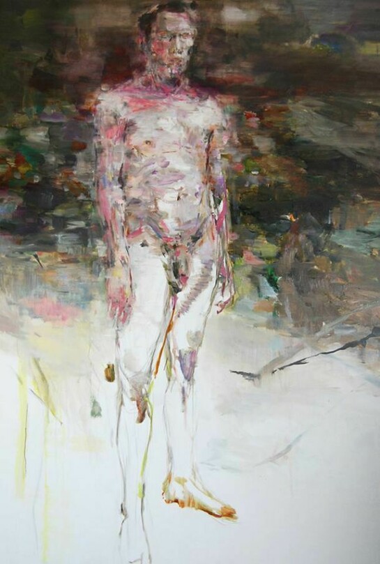 Edwige Fouvry, Grand Nu, 2013 I Oil on canvas I 78 x 59 inches