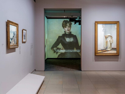 John Singer Sargent, Éblouir Paris, vue d'exposition. Avec l'aimable autorisation du musée d'Orsay