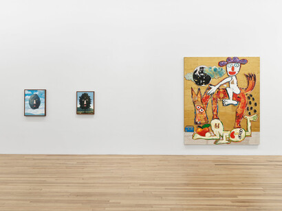 Hadi Falapishi, Gut geelings (Trauma dumps and love bombs), exhibition view. Courtesy of Andrew Kreps Gallery