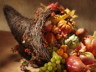 Preparativos para la cena de Acción de Gracias