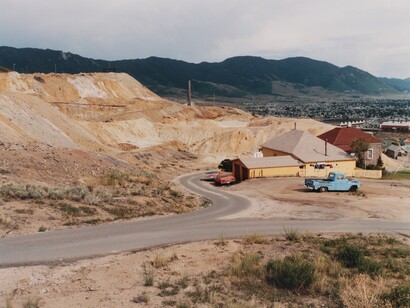 Mt. Con Mine waste pile and remains of Corktown, Butte, Montana, 1985. Photographs © 2016 David T. Hanson