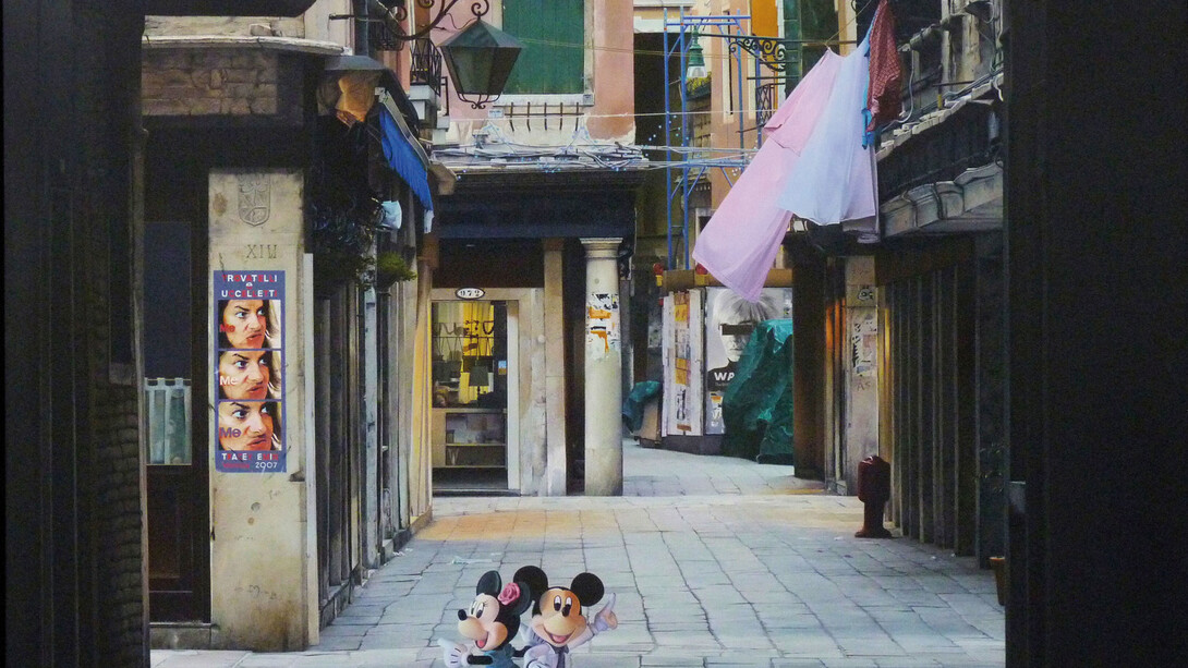 Peter Goodfellow, The Decline and Fall of Western Civilization, oil on canvas, 47.25 x 59 in (120 x 150 cm)
