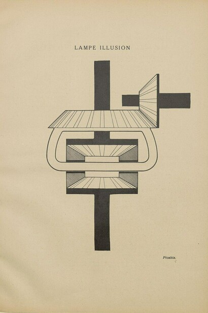 Francis Picabia, Lampe Illusion, 391, n. 3, March 1, 1917