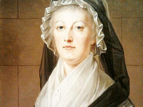 Painting entitled: Marie Antoinette In The Temple Prison
