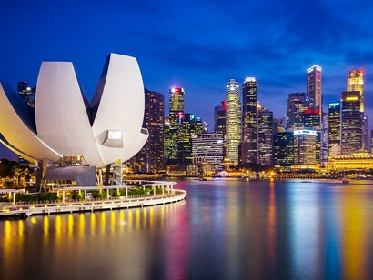 Marina Bay in Singapore