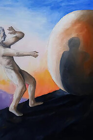 An Existential Crisis Outside Plato's Cave by Sami Gattoufi