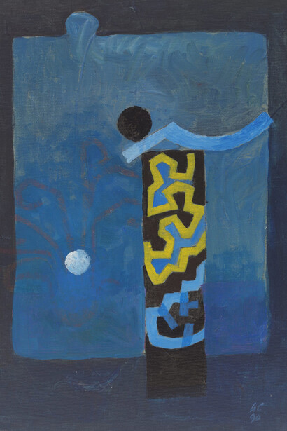 Geoffrey Clarke, Sketch for extension (Witness), 1990. Courtesy of Pangolin London 