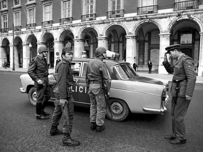 El capitán Fernando José Salgueiro Maia se hizo con el control Terreiro do Paço