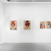 Bahar Sabzevari, Ancestral algorithms, exhibition view. Courtesy of Leila Heller Gallery 