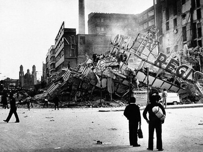 Estragos del terremoto de 1985