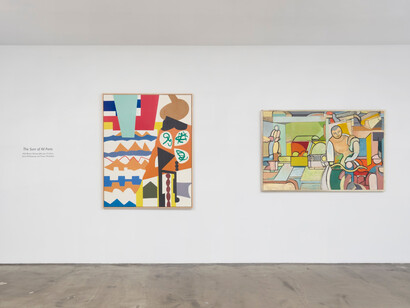 Various artists, The sum of all parts, exhibition view. Courtesy of Tibor de Nagy Gallery