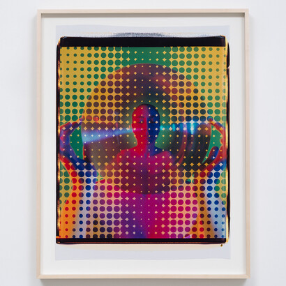 Ellen Carey
Self-Portrait, 1987
unique Polaroid 20 x 24
© Ellen Carey, Courtesy M+B Gallery, Los Angeles