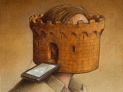 Un puente que te ahoga. Ilustración de Pawel Kuczynski