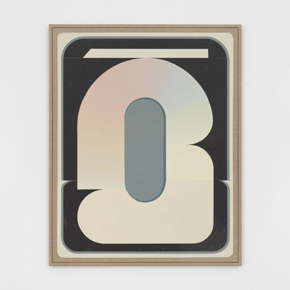 Bernhard Buhmann,
The Gatekeeper, 2023.
Oil and acrylic on linen,
39.37 x 31.5 inches,
100 x 80 cm. Courtesy of the artist and Marinaro 