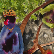 Shiva Ahmadi, Kindled crown (detail), 2026. Courtesy of Haines Gallery