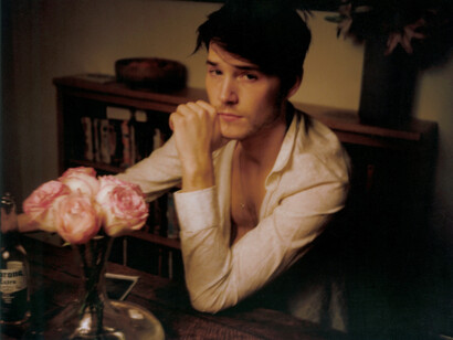 Tyler Udall, Cole With Roses & Corona, 2013, 22” x 18” giclee print, Edition of 3 