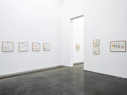 Charlotte Park, The life of forms in color, exhibition view. Courtesy of Parrish Art Museum