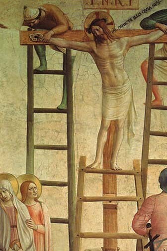Beato Angelico. " Cristo inchiodato"