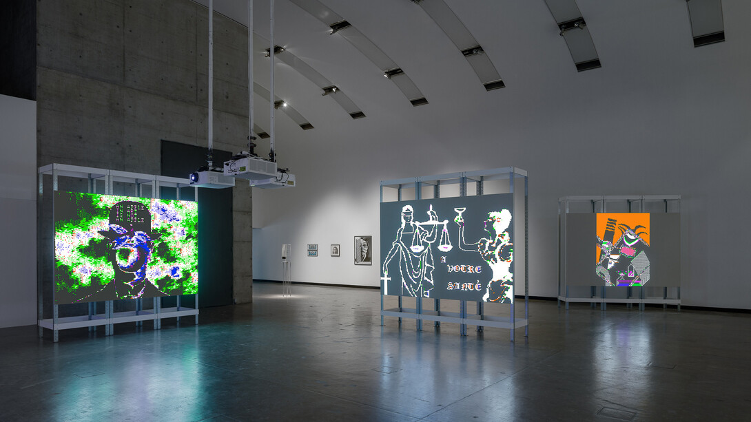 Radical software. Women, art and computing 1960–1991, exhibition view. Courtesy of Kunsthalle Wien 