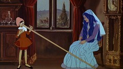 Pinocchio e la Fata, scena dal cartone "Un burattino di nome Pinocchio"
