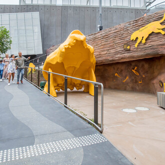 Gandel Gondwana garden, exhibition view. Courtesy of Melbourne Museum