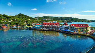 Roatán sits along the Mesoamerican Barrier Reef, the second-largest reef system in the world