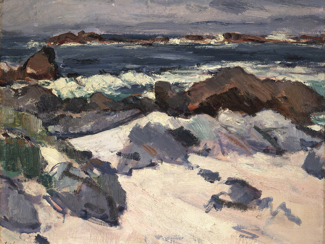 Samuel John Peploe, A Rocky Shore, Iona, c.1929