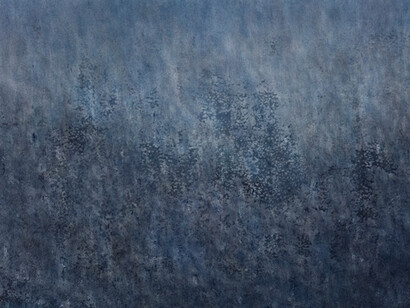 Makoto Ofune, WAVE #111 (detail), 2016, Powdered mineral pigments on hemp paper, mounted on board, 73.8 x 116 cm. Photo: Plastiques Photography